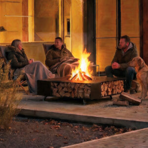 Image of AK47 Toast fire pit in black