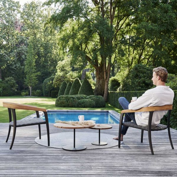 Jive Outdoor Lounge Chair Is A Modern Garden Relax Chair In High Quality Outdoor Furniture Materials By Royal Botania Luxury Garden Furniture