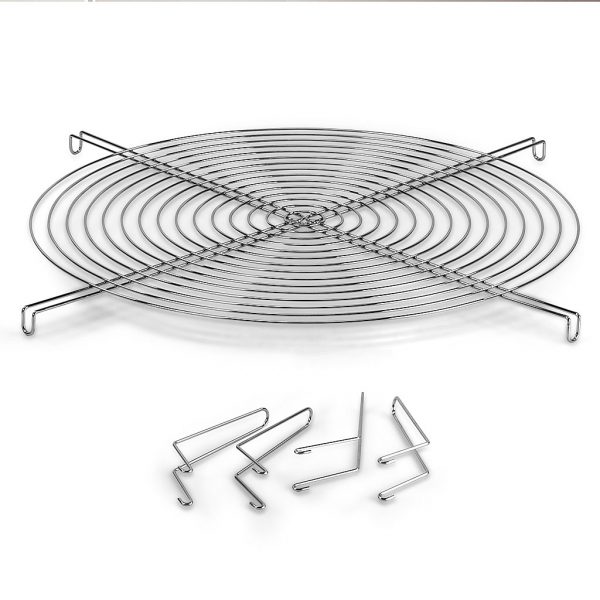 Image of stainless steel BBQ grill for use with AK47 fire pits