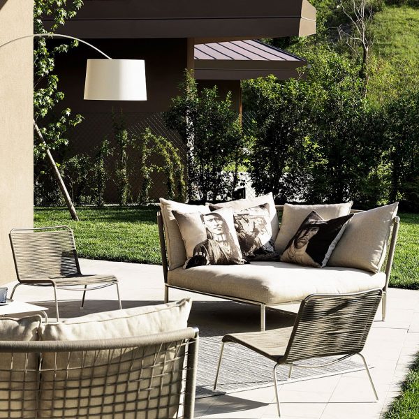 Coro Nest designer garden sofa - modern exterior sofa designed by Stefano Gallizioli for Coro - Italian luxury garden furniture company.