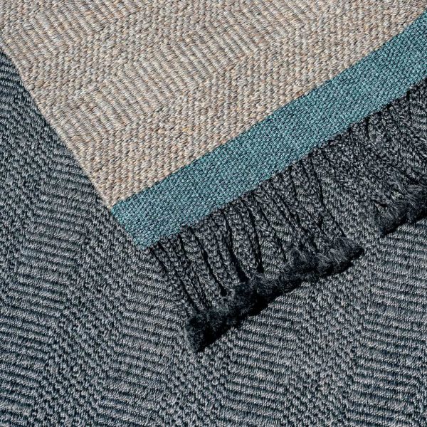 Atlas outdoor carpets are skillfully hand-woven on a loom