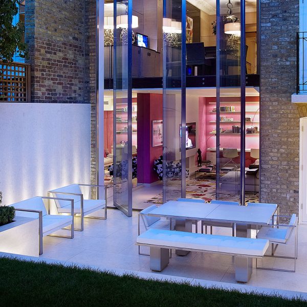 Cima Lounge modernist garden sofas & architectural exterior lounge furniture by FueraDentro modern garden furniture company - Netherlands.