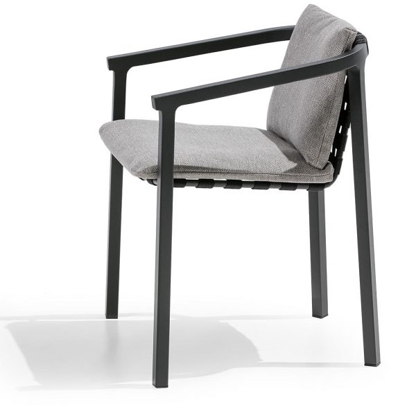 Duct garden armchair with cushion designed by Studio Segers for Todus furniture