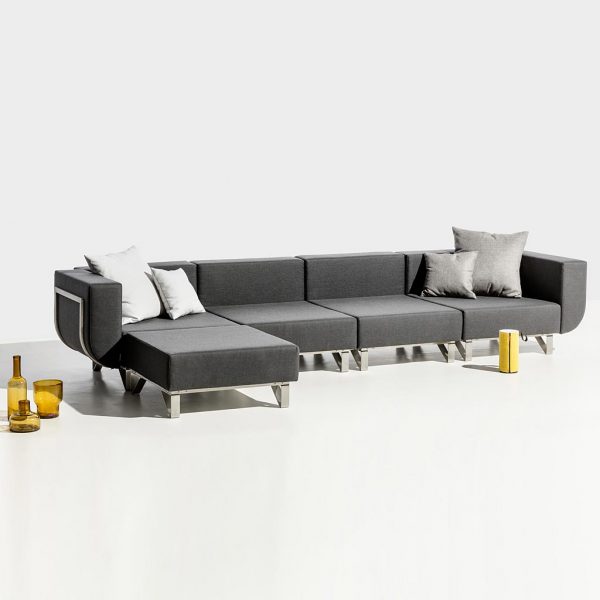 Studio image of Todus Lotos outdoor sofa