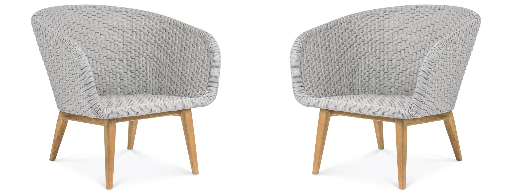 Image of pair of Shell retro garden chairs by Jan des Bouvrie for FueraDentro