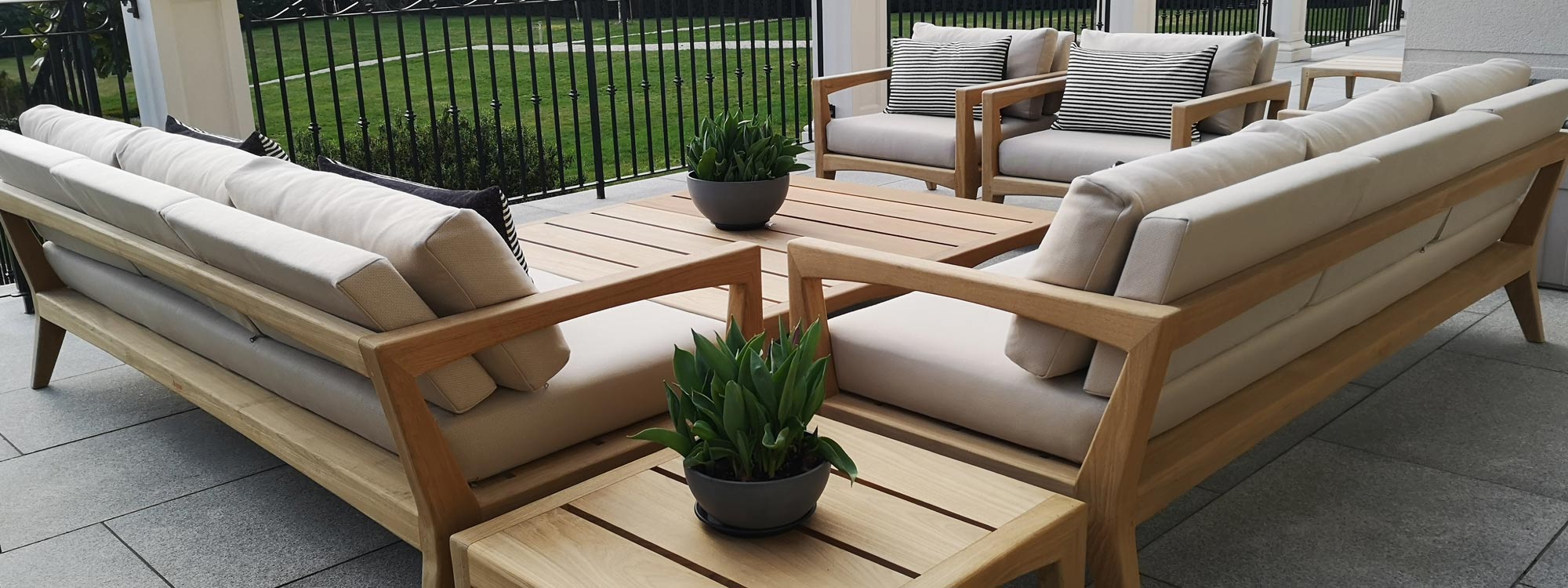 Zenhit modern garden furniture by Royal Botania in Ascot, Berkshire