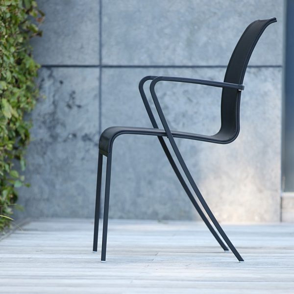 Image of black QT garden chair by Royal Botania