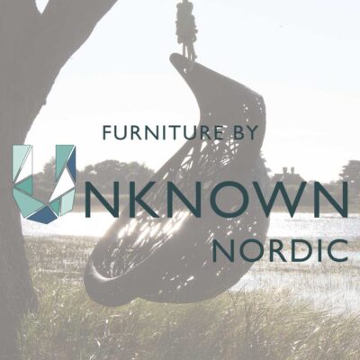 Image of Unknown Nordic logo superimposed over image of Bios Lucid swing seat