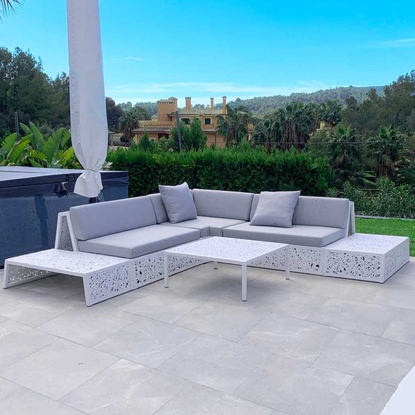 Bios Lounge outdoor corner sofa & modular garden lounge set in high performance outdoor furniture materials by Unknown modern garden furniture