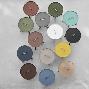 On The Move tables by Caneline in different colours