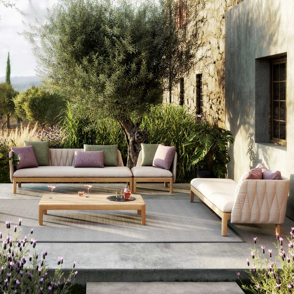 Image of Royal Botania Calypso Lounge luxury garden sofa