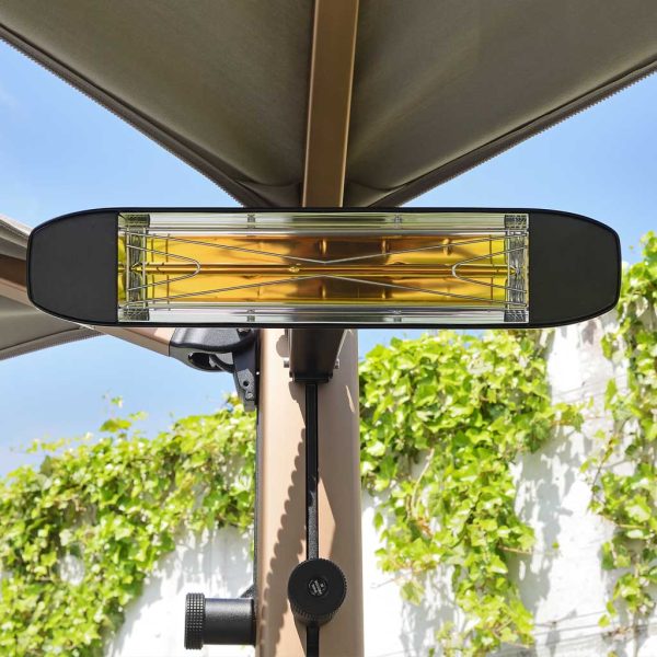 Image of 1500 W infrared heater fitted to Prostor P6 parasol