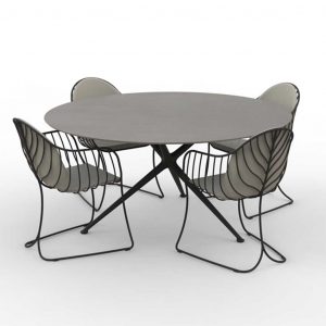 Folia is a naturally inspired garden chair which harmoniously matches Royal Botania Exes table