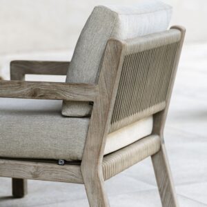 Image of rear of Gommaire Mario lounge chair