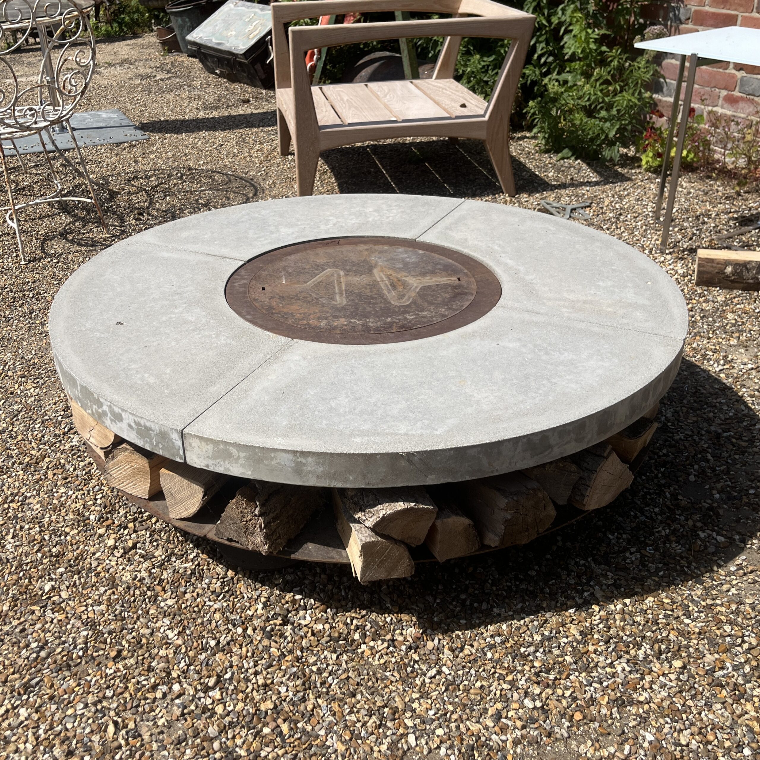 Image of AK47 Ercole fire pit with lid