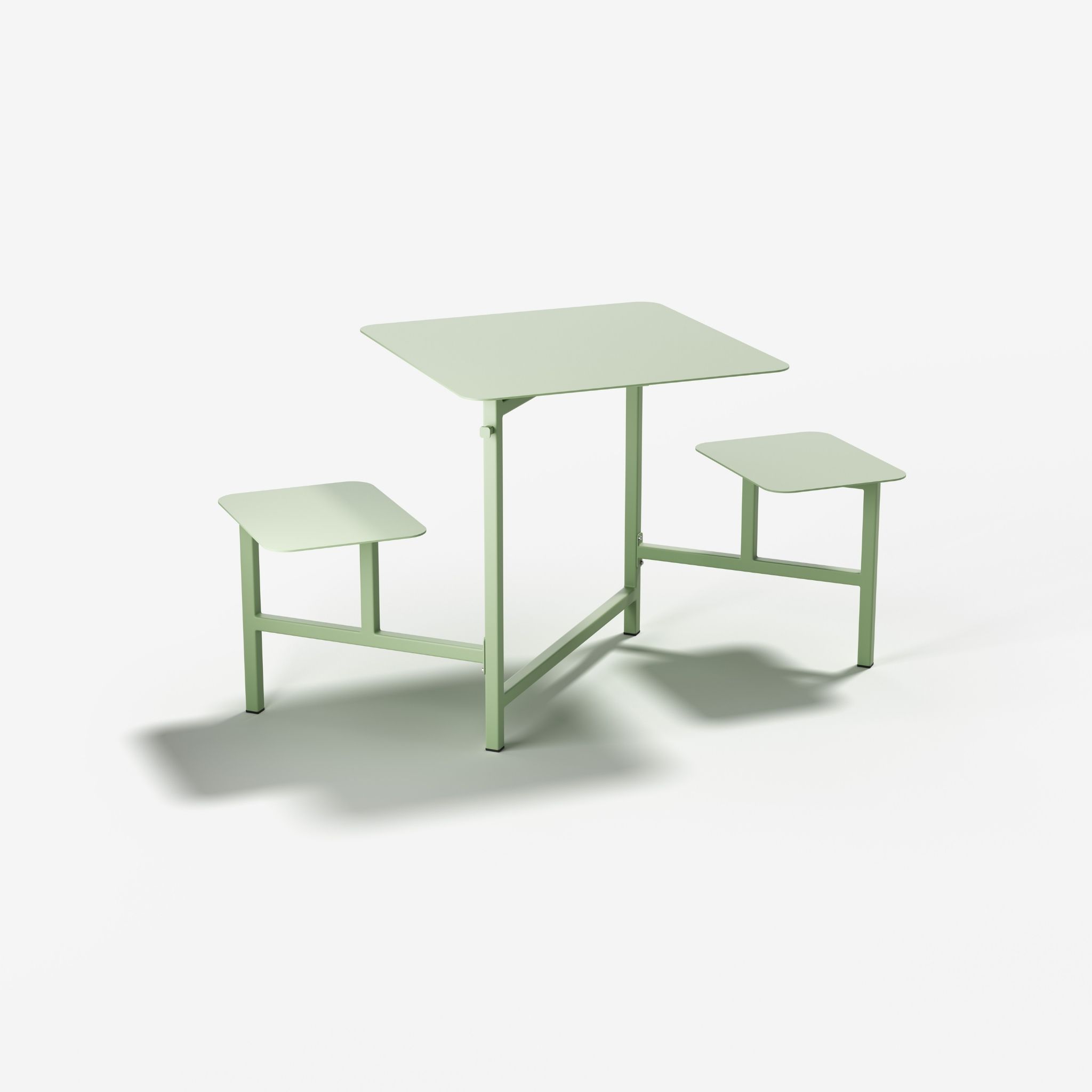 Image of Wunder The Duo picnic table in pale green