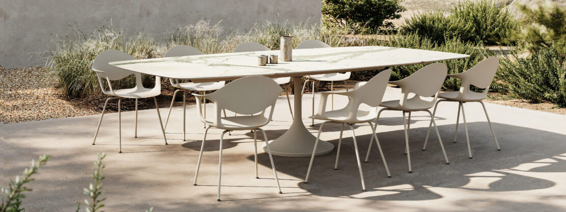 Image of Central Elyps Big table on a sunny terrace