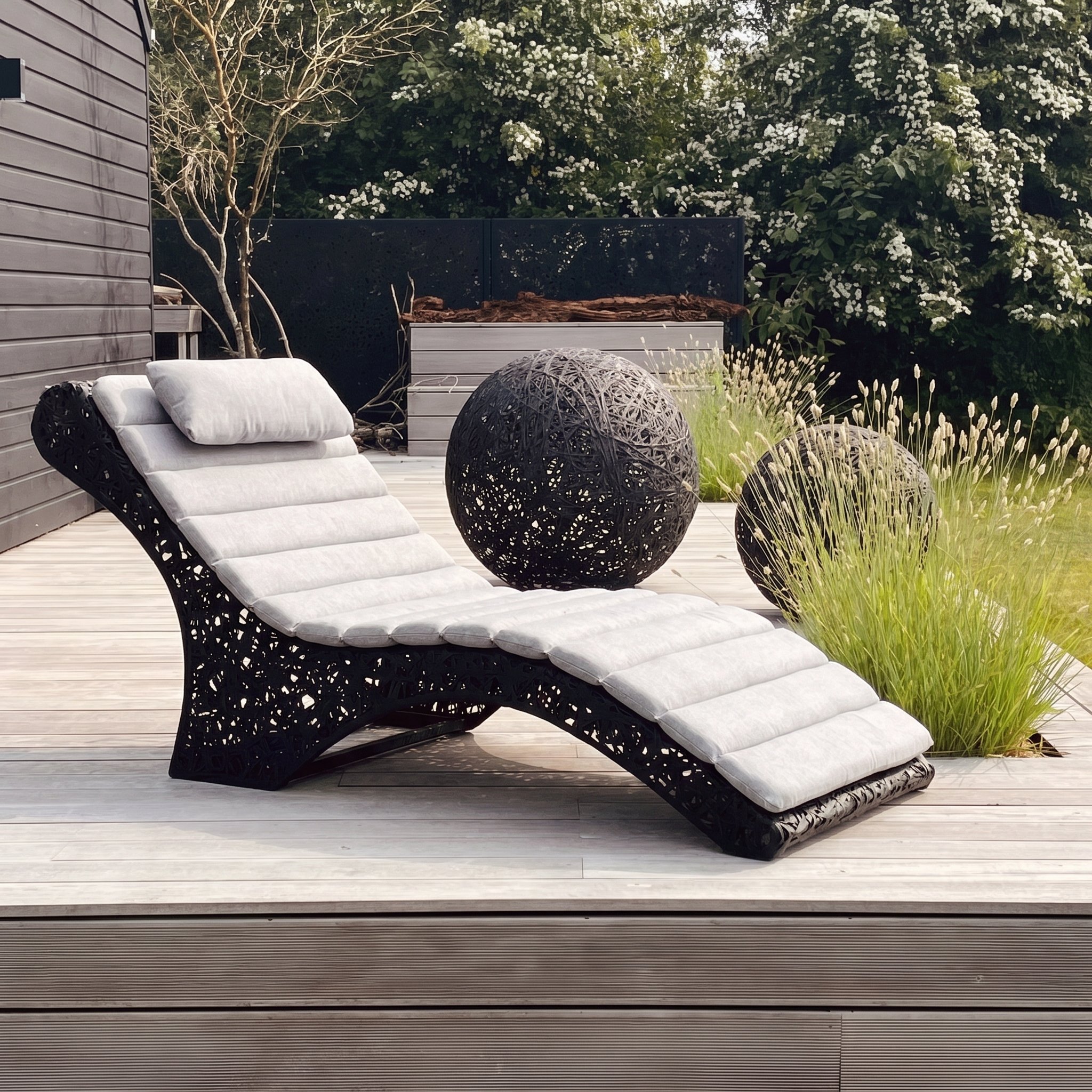 Image of Unknown Nordic Lava lounger with cushion