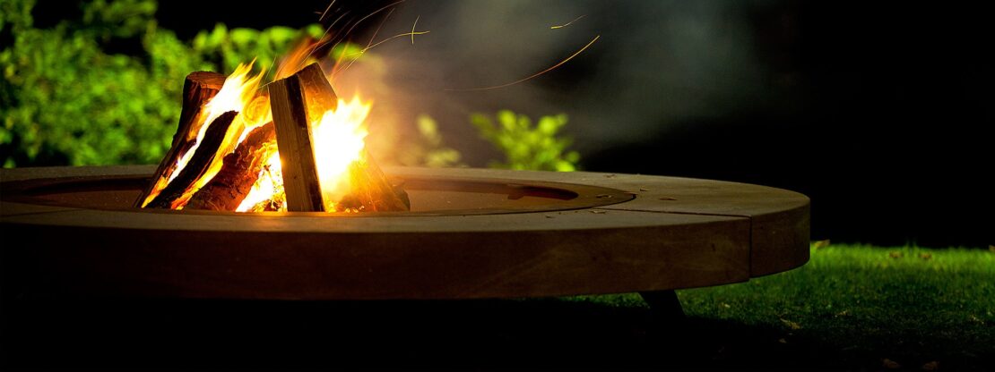 AK47 Rondo high end garden fire pit - contemporary fire pit