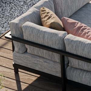 Macro image of Royal Botania Alura lounge luxury garden sofa