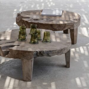 Image of Gommaire Samba extra large teak root wood low tables