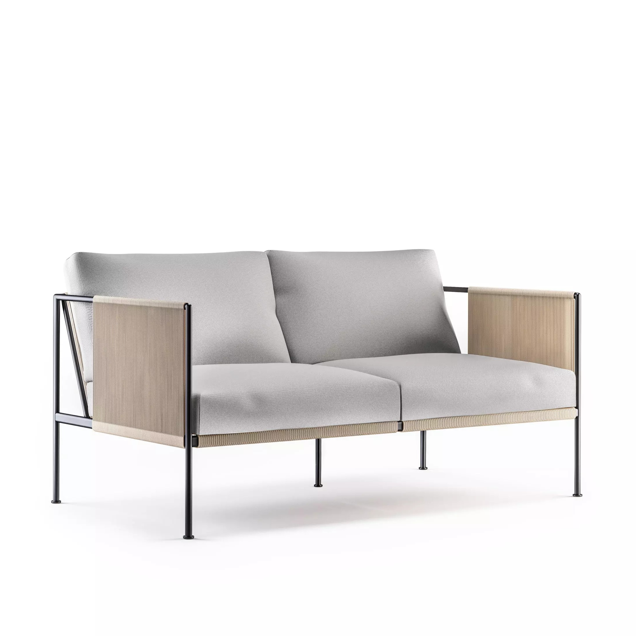 Studio image of Roshults Antibes 2 seat garden sofa