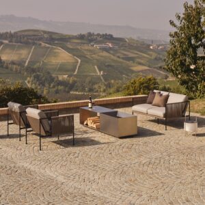 Image of Roshults Brazier on sunny southern European terrace