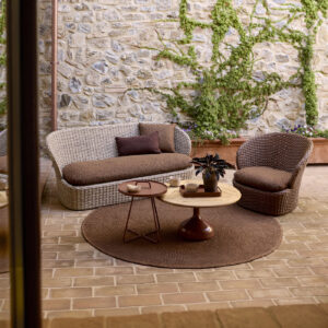 Image of Cane-line Coast lounge chair and 2 seat sofa