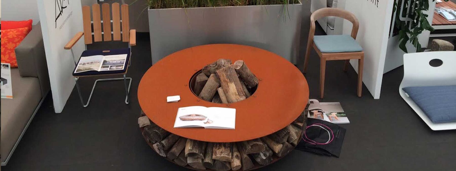Image of Encompass Furniture stand at Grow exhibition, in Hampstead London