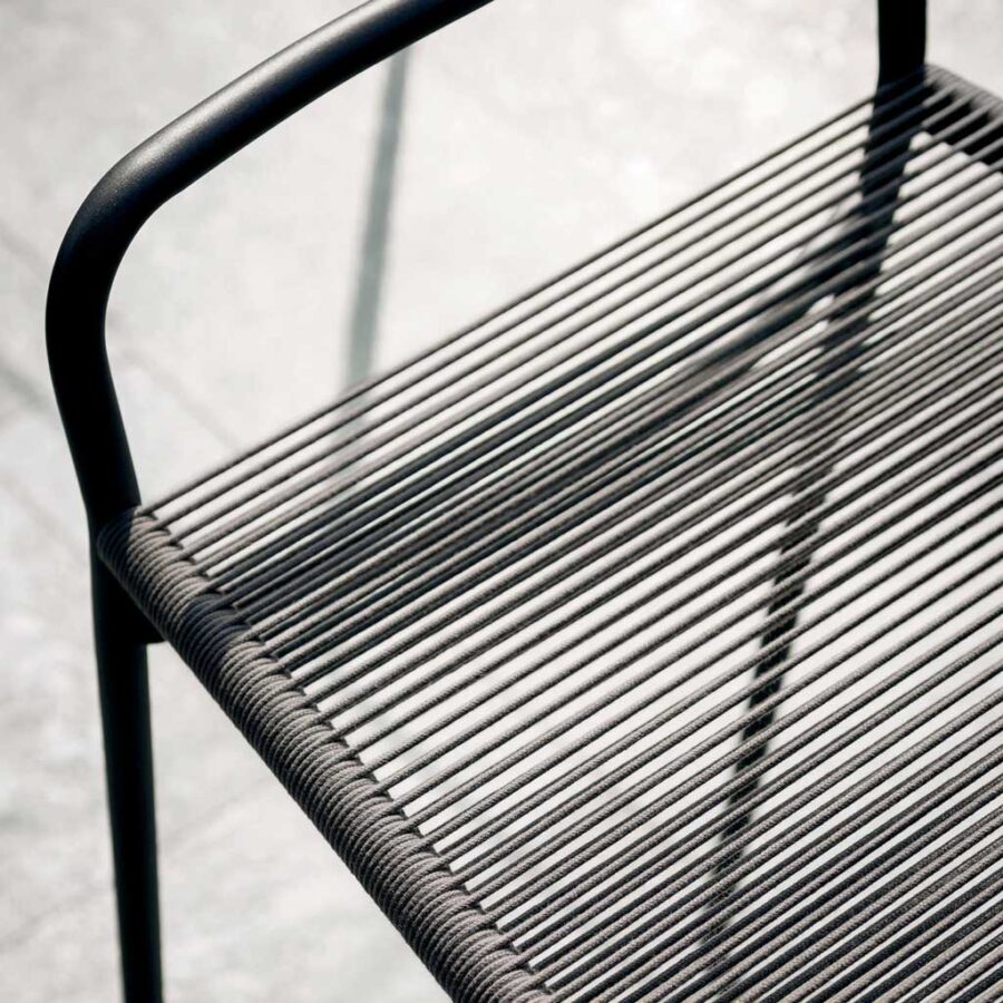 RODA Harp Exterior Bar Stool | Fine Italian Garden Furniture