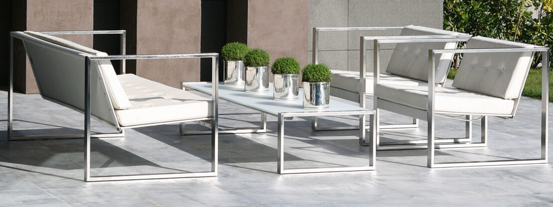 Image of FueraDentro CIMA LOUNGE Modernist GARDEN Sofas Water-proof garden cushions