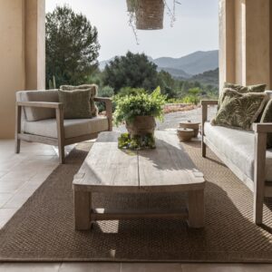 Gommaire Coffee Table Jacoba in solid teak