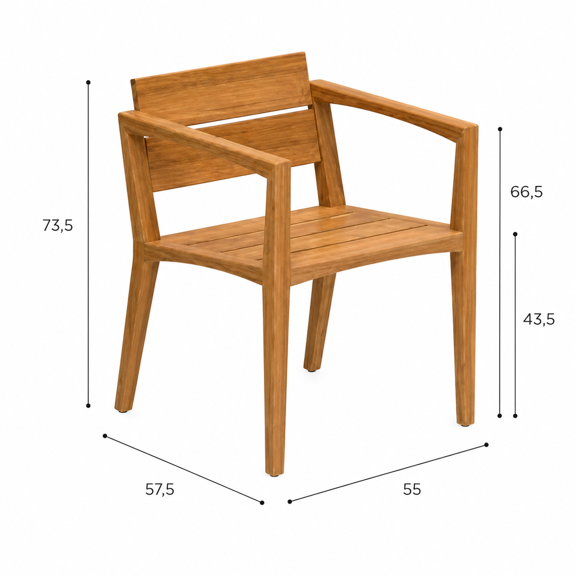 Royal Botania Zenhit dining chair - Image 3