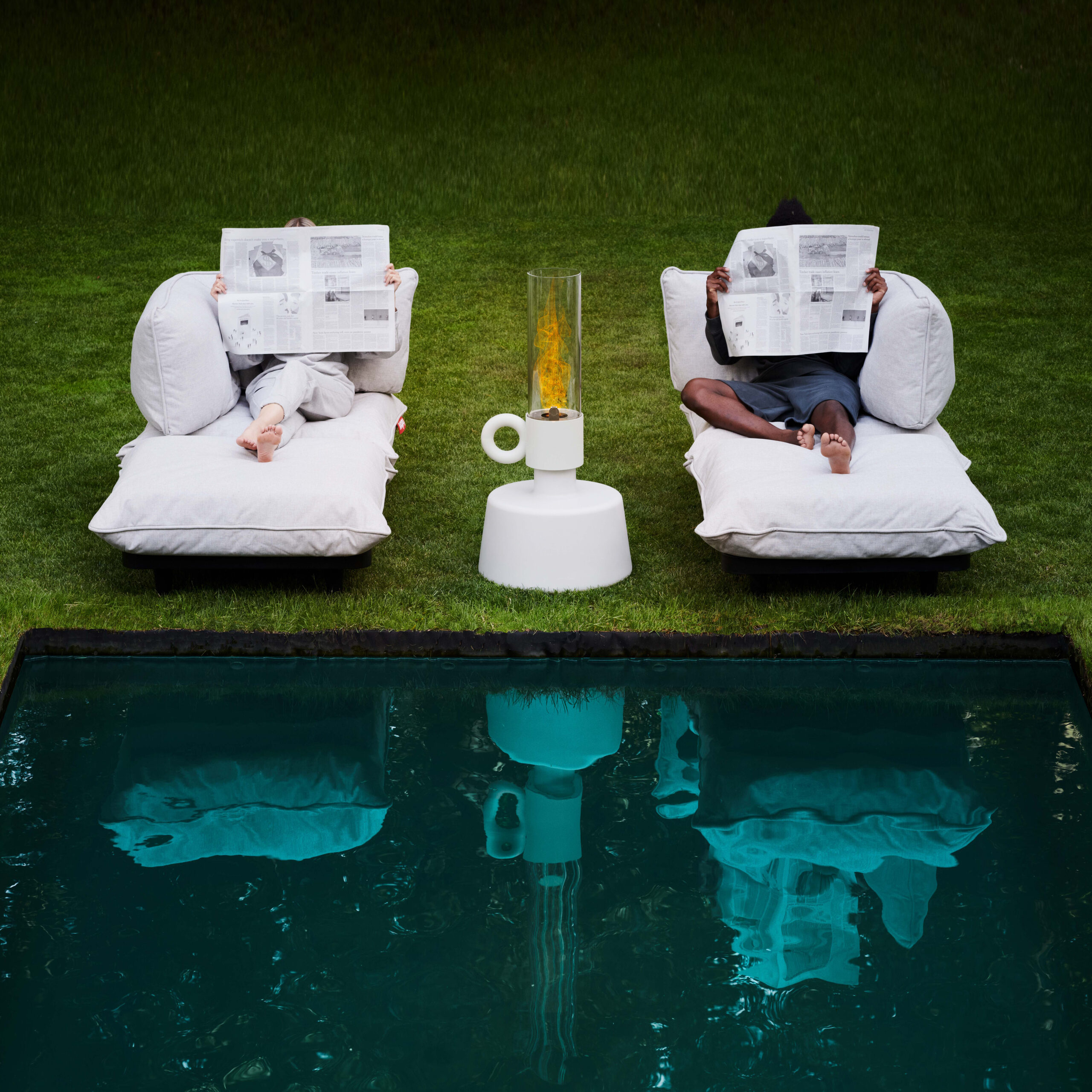 Image of pair of Fatboy Paletti daybeds