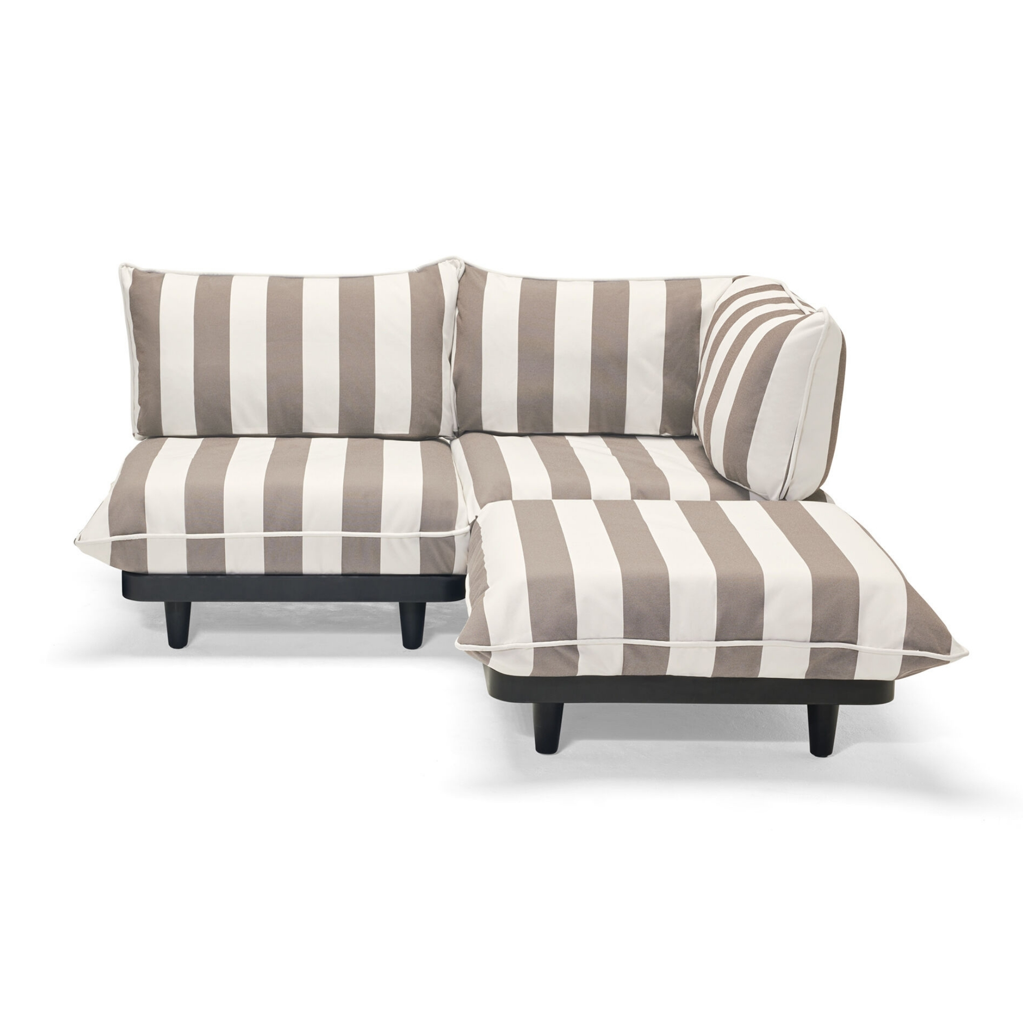 Image of Fatboy Paletti Lounge set medium in Cacao Stripe