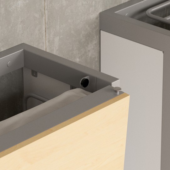 Image of magnetic locking system for Sellex Axys folding wall bed